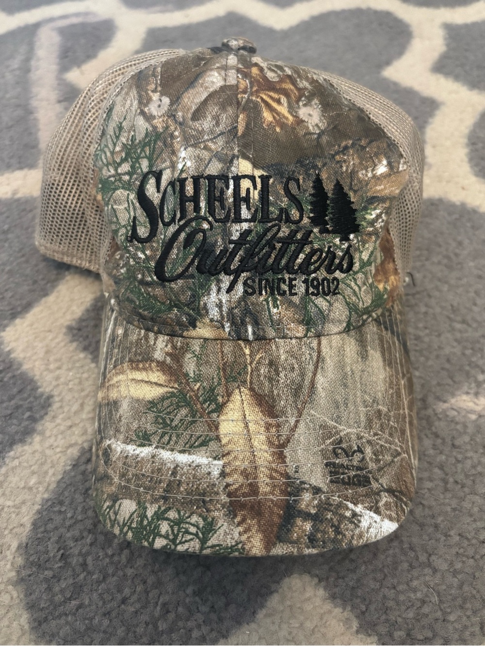 Scheels Outfitters Men's Camouflage Trucker Hat - Realtree Camo